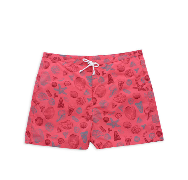 Shells Board Shorts (Coral)