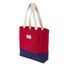 Wave Bottom Tote (Red)