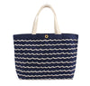 Wave Stripe Beach Bag (Navy)
