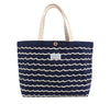 Wave Stripe Beach Bag (Navy)