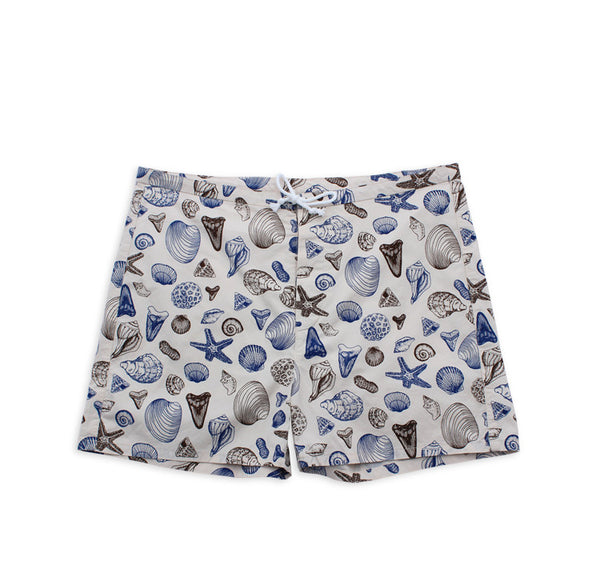 Shells Board Shorts (Bone)
