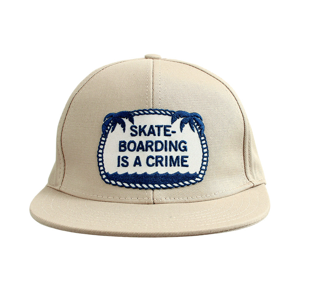 Skateboarding Is A Crime ballcap