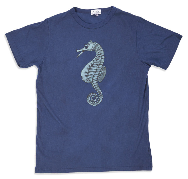 Seahorse Tee (Navy)